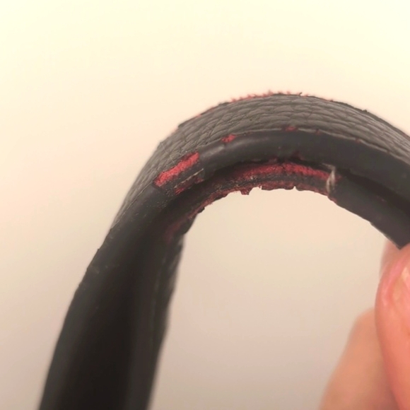 Black Shoulder Bag with attached make up bag - Picture 5 of 13